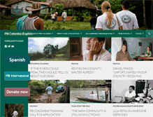 Tablet Screenshot of pbicolombia.org